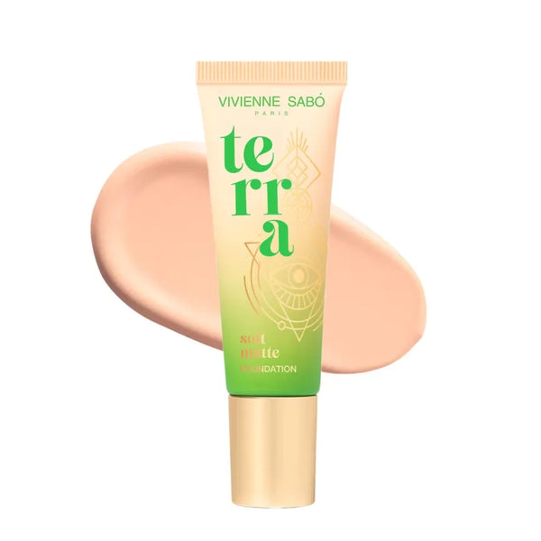 Tonālais Krēms Ar Matētu Finišu Vivienne Sabo Natural Coverage Foundation Terra