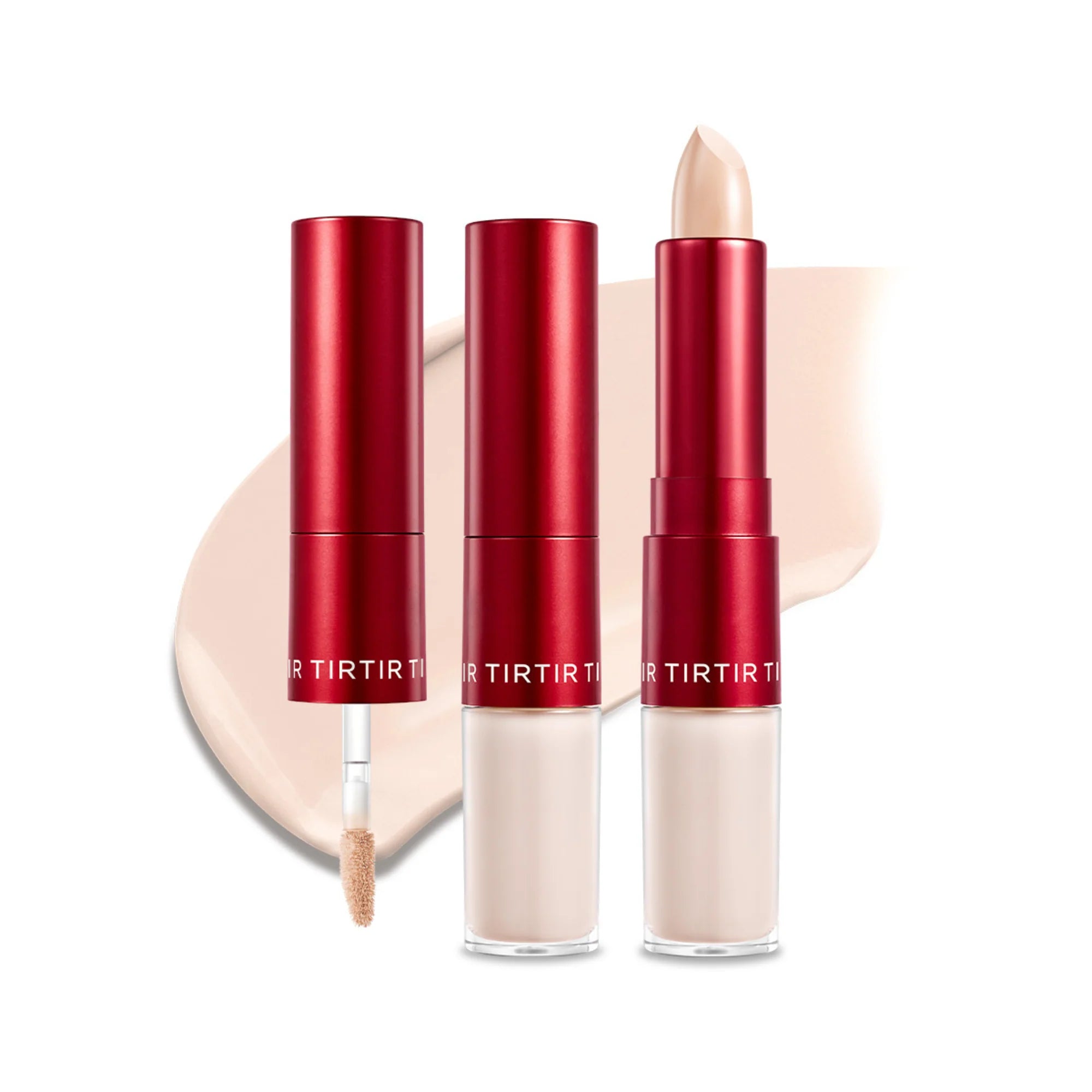 Divkāršas iedarbības izlīdzinošs konsīleris TIRTIR Glide & Hide Blurring Concealer