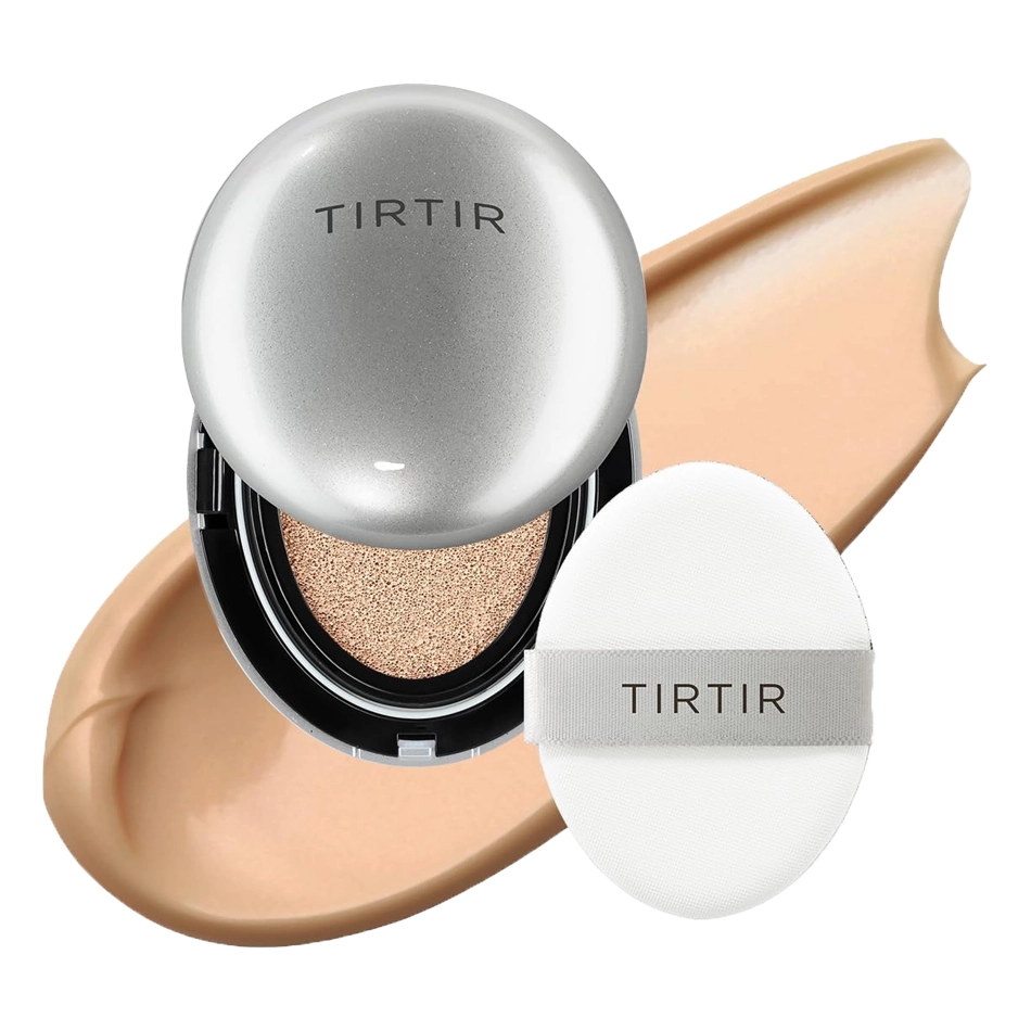 Gaisīgs kušons ar mirdzošu noslēguma akcentu TIRTIR Mask Fit Aura Cushion