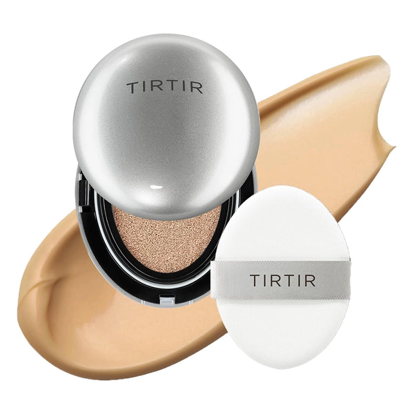 Gaisīgs kušons ar mirdzošu noslēguma akcentu TIRTIR Mask Fit Aura Cushion