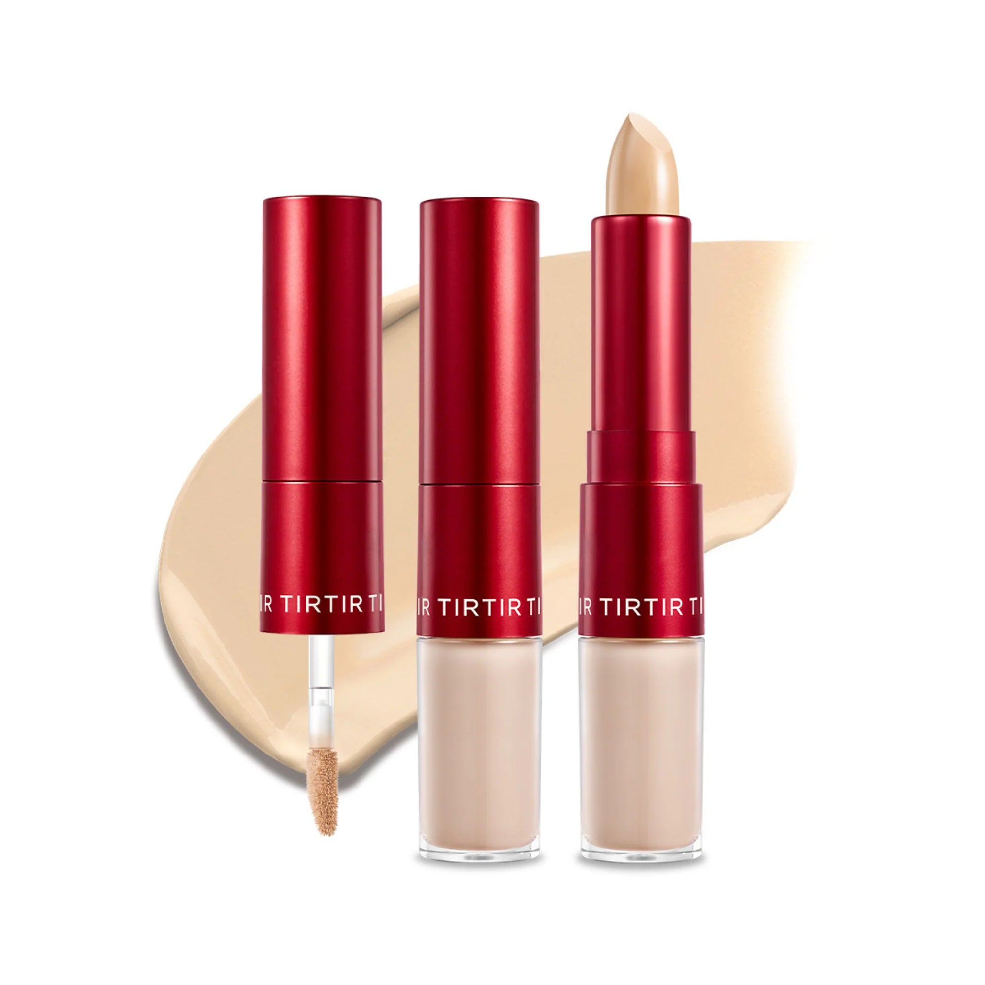 Divkāršas iedarbības izlīdzinošs konsīleris TIRTIR Glide & Hide Blurring Concealer