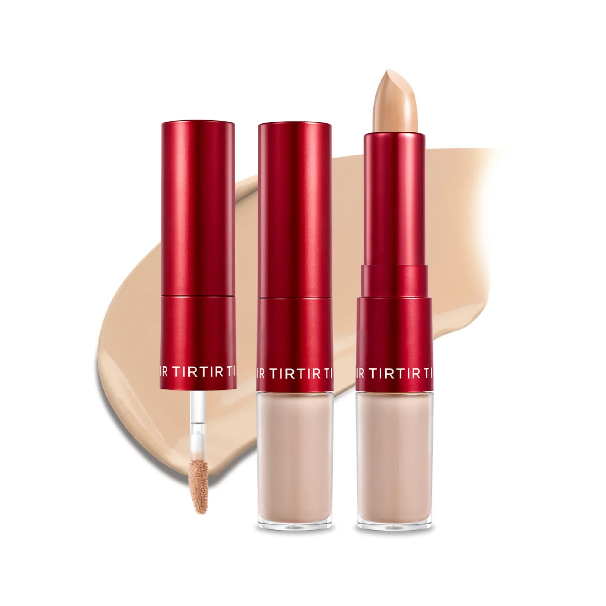 Divkāršas iedarbības izlīdzinošs konsīleris TIRTIR Glide & Hide Blurring Concealer