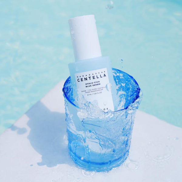 Mitrinošs serums Skin1004 Madagascar Centella Hyalu-Cica Blue Serum