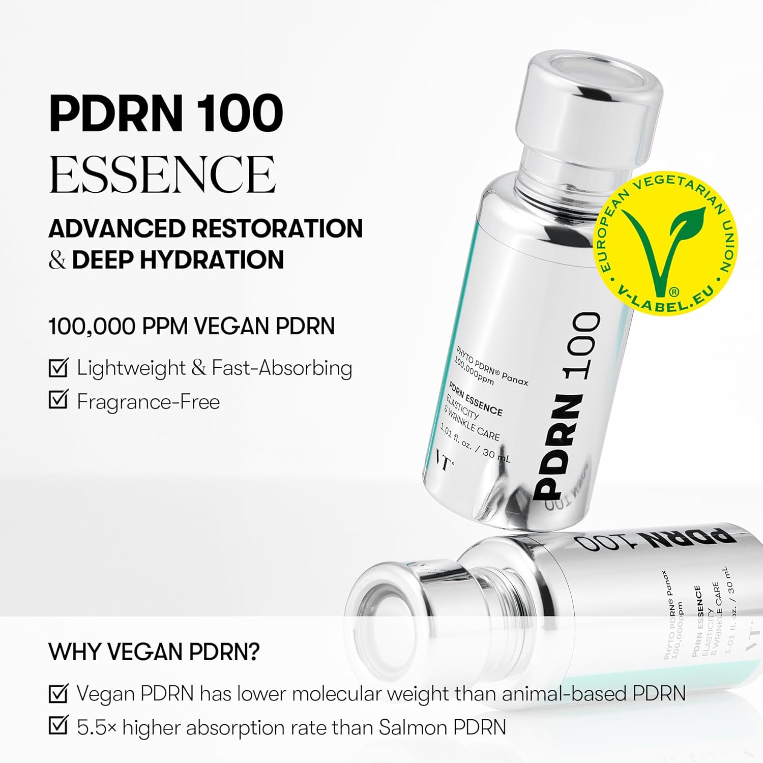 Nostiprinošs būsteris-esence ar PDRN VT Cosmetics PDRN Essence 100