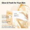 Hidrogela maska mirdzuma piešķiršanai ādai ar sastāvā iekļautiem rīsiem Anua Rice 70 Glow Collagen Mask