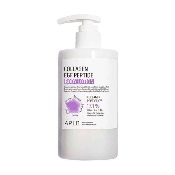Ķermeņa losjons ādas elastībai APLB Collagen EGF Peptide Body Lotion