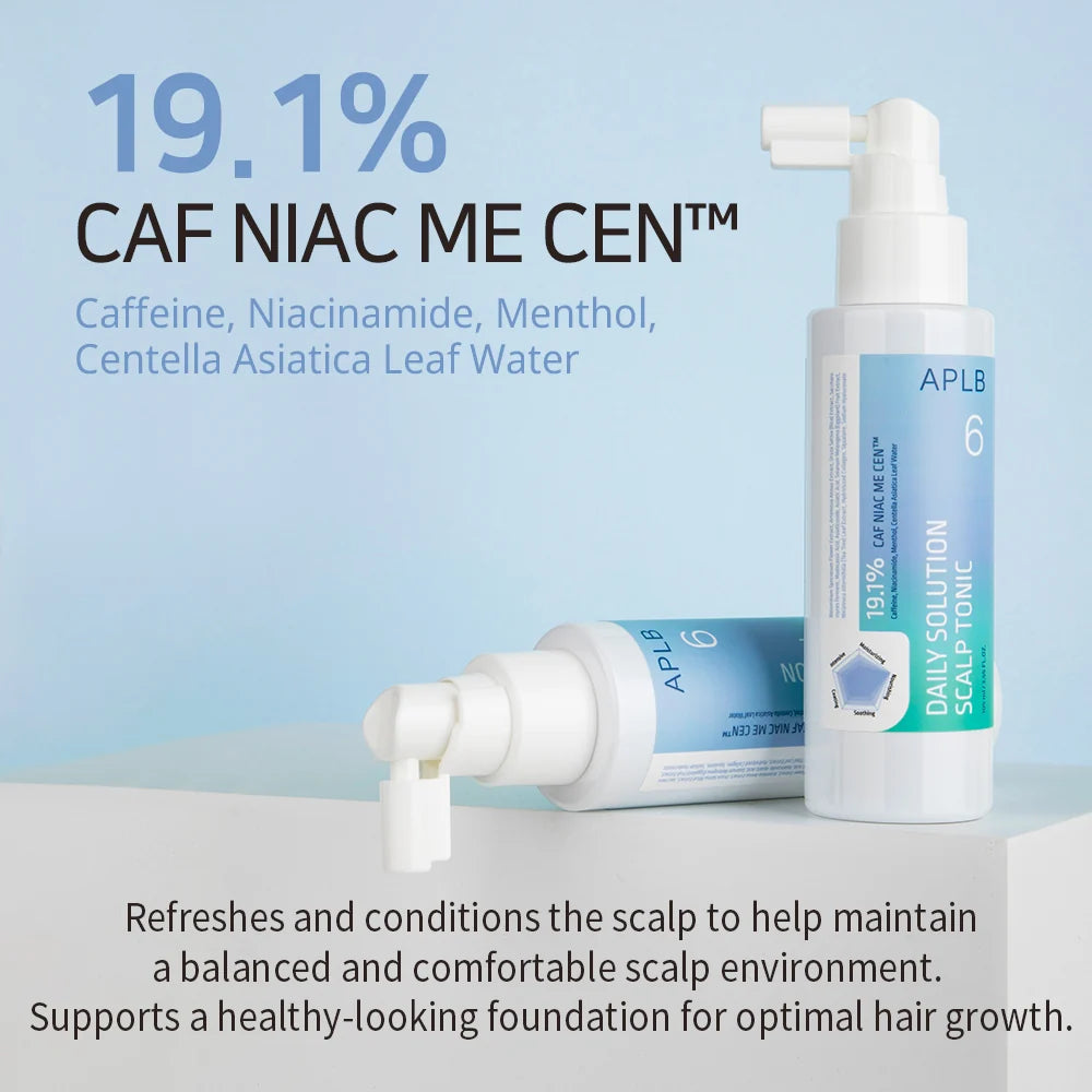 Galvas ādas toniks ar kofeīnu APLB Daily Solution Scalp Tonic