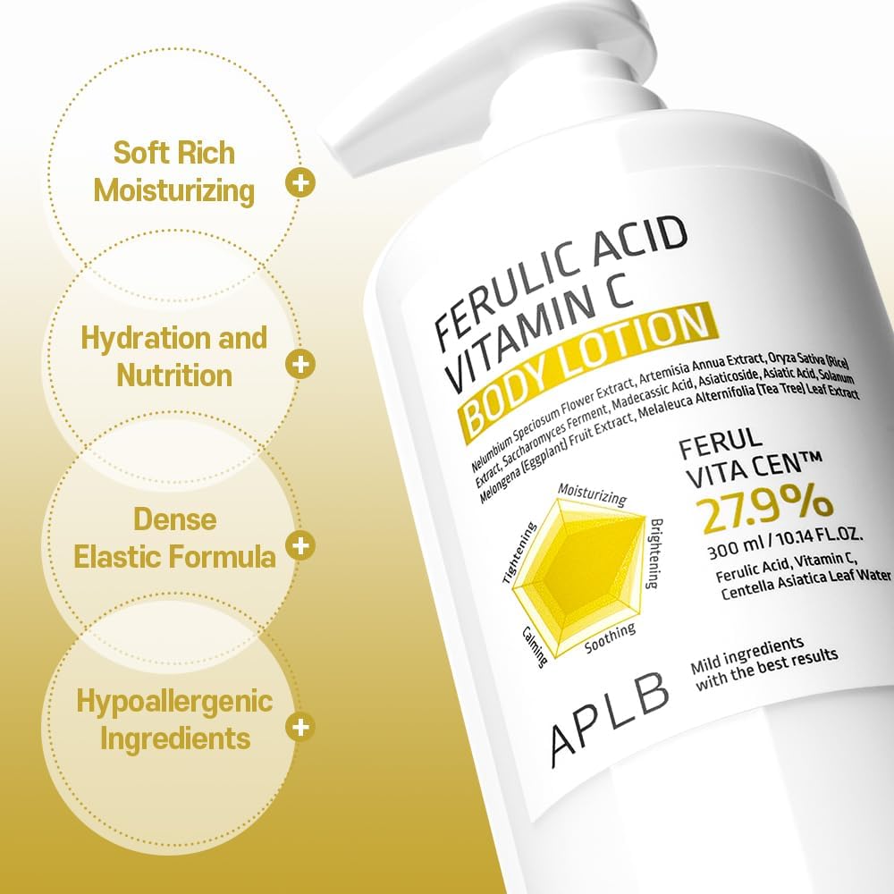 Ķermeņa losjons ar ferulskābi APLB Ferulic Acid Vitamin C Body Lotion