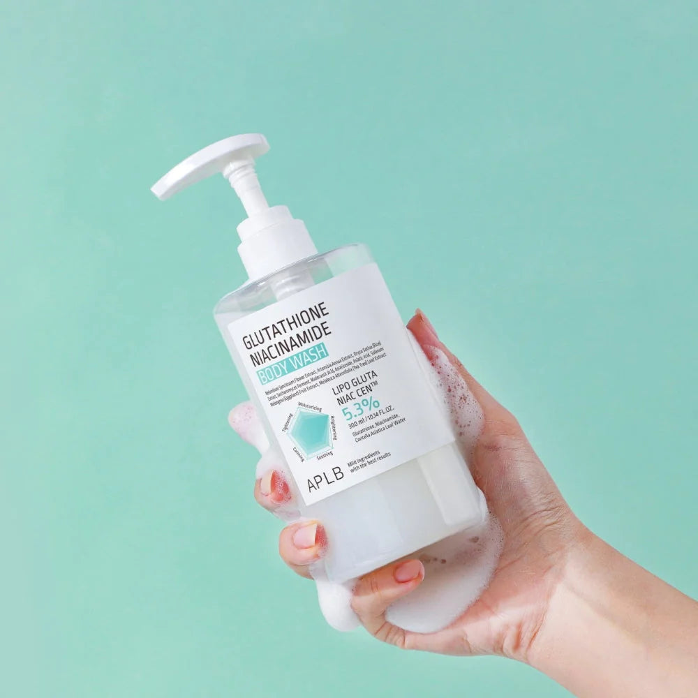 Dušas želeja ar glutationu APLB Glutathione Niacinamide Body Wash