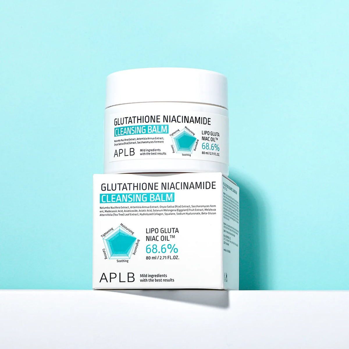 Attīrošais balzams ar glutationu APLB Glutathione Niacinamide Cleansing Balm