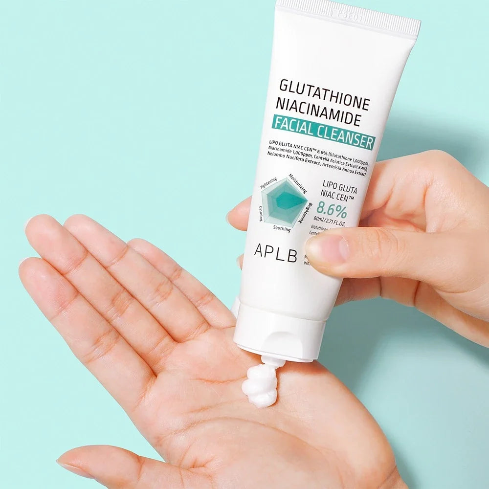 Sejas attīrošās putas APLB Glutathione Niacinamide Facial Cleanser