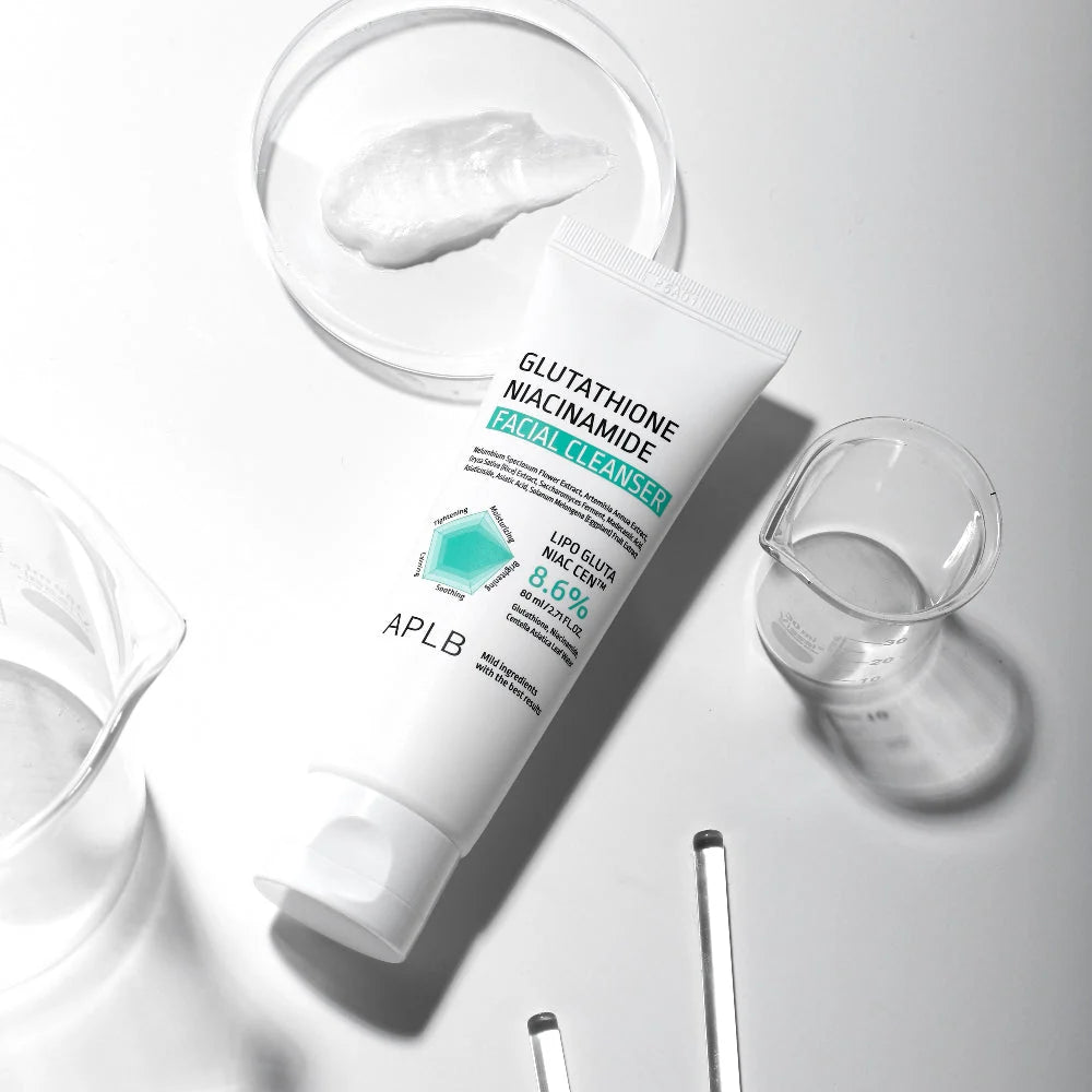 Sejas attīrošās putas APLB Glutathione Niacinamide Facial Cleanser