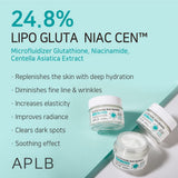 Izgaismojošs sejas krēms APLB Glutathione Niacinamide Facial Cream