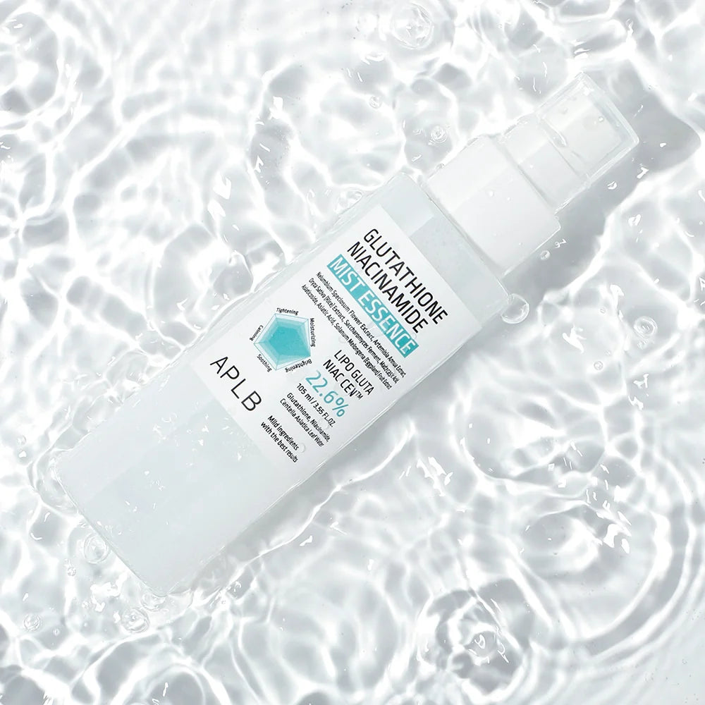 Izgaismojošs sejas mists APLB Glutathione Niacinamide Mist Essence