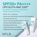 Saules aizsargkrēms APLB Glutathione Niacinamide Sunscreen