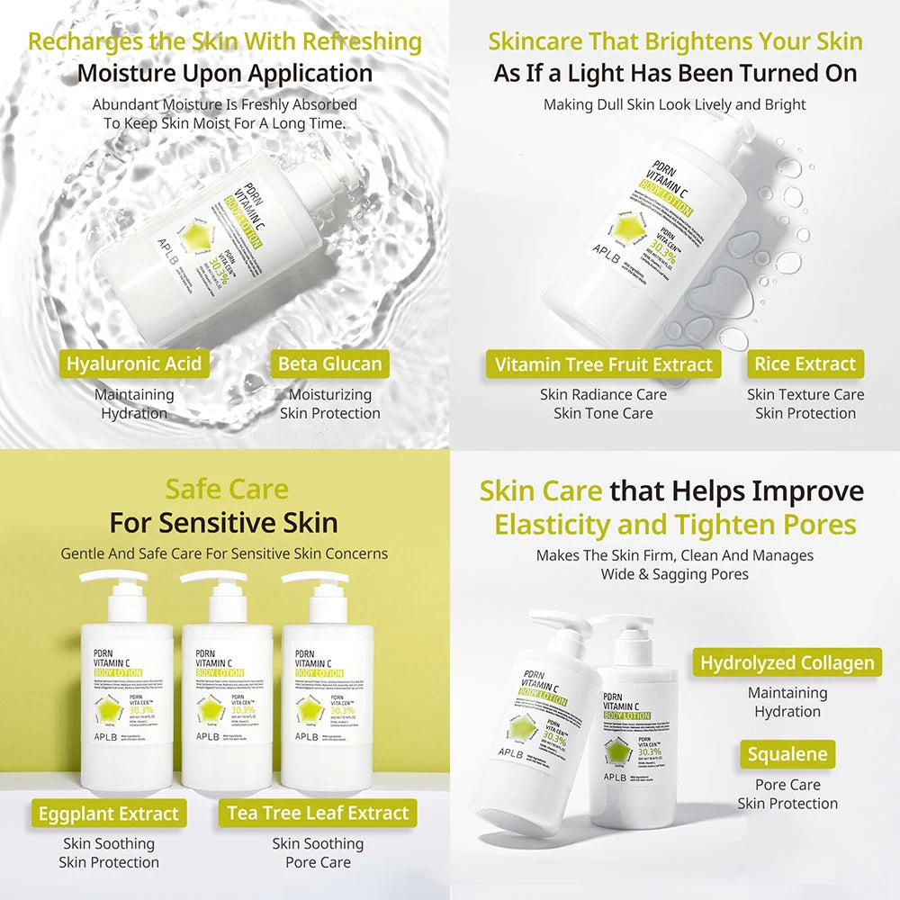 Ķermeņa losjons APLB PDRN Vitamin C Body Lotion