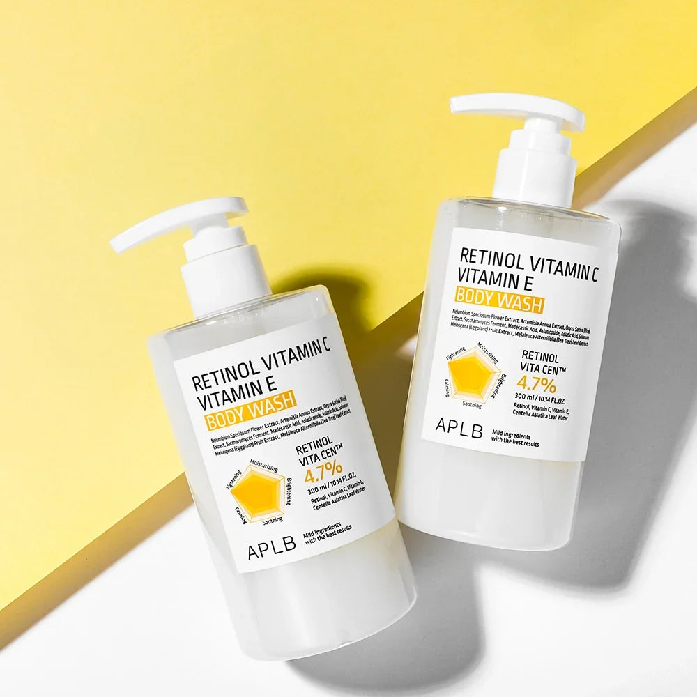 Dušas želeja APLB Retinol Vitamin C Vitamin E Body Wash