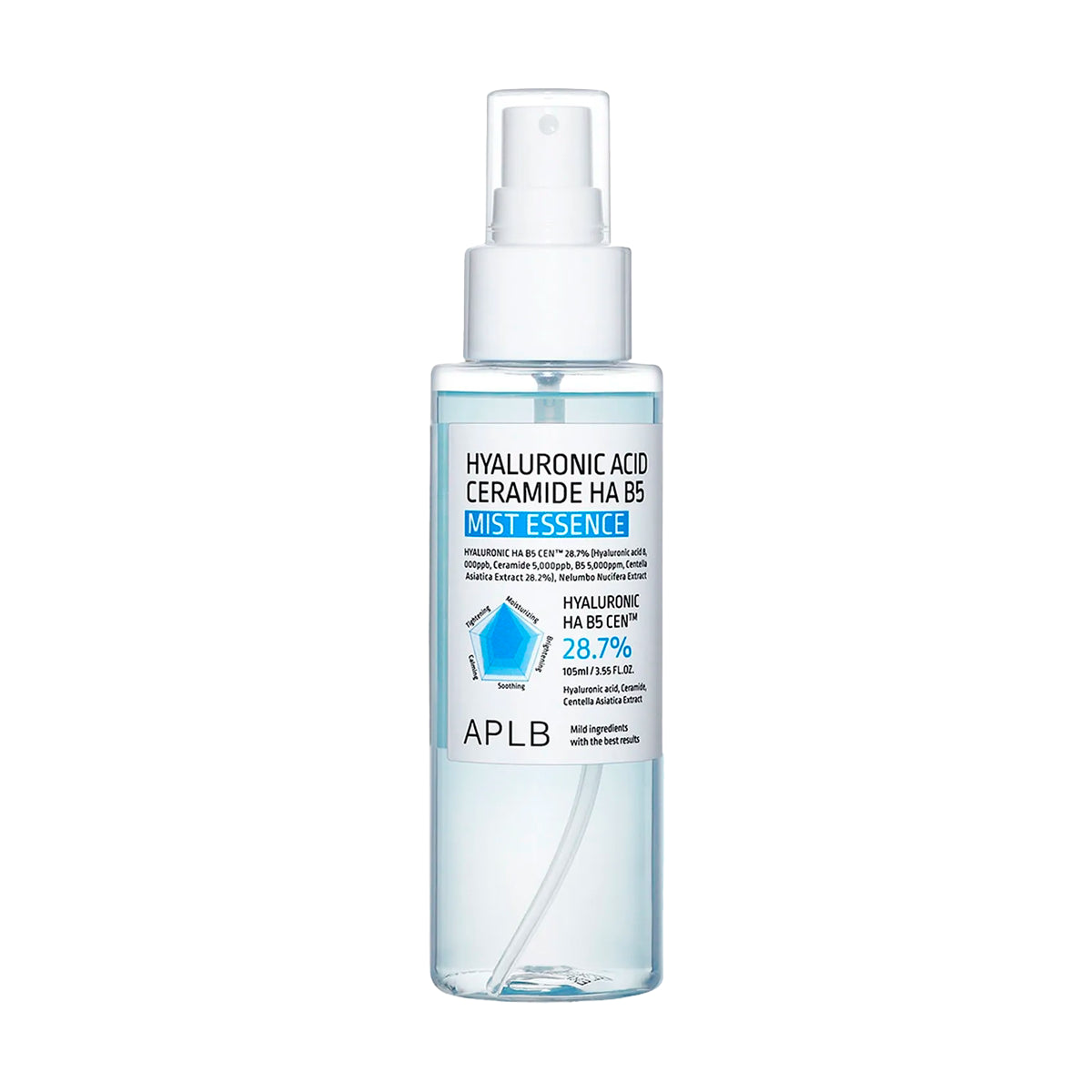 Mitrinošs sejas mists APLB Hyaluronic Acid Ceramide HA B5 Mist Essence