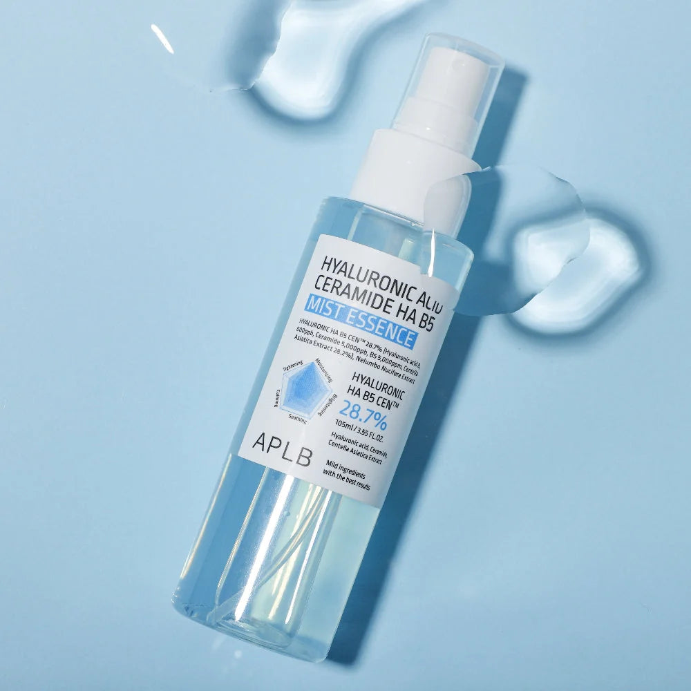 Mitrinošs sejas mists APLB Hyaluronic Acid Ceramide HA B5 Mist Essence