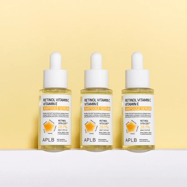 Stiprinošs ampulu serums ar retinolu APLB Retinol Vitamin C Vitamin E Ampoule Serum