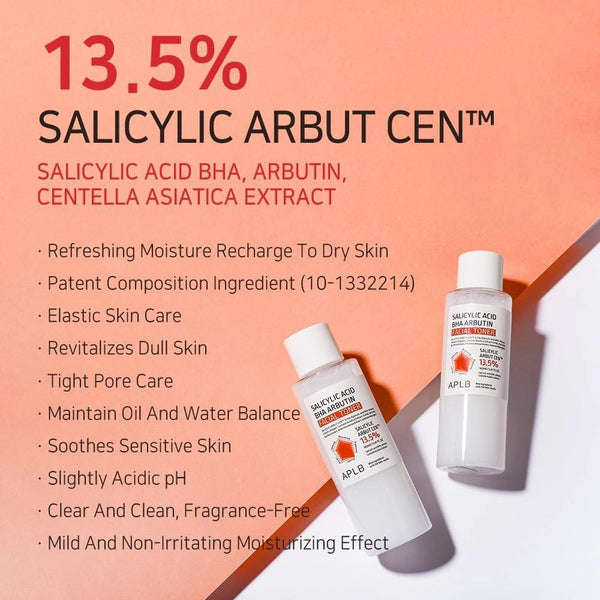 Attīrošs toniks ar arbutīnu un salicilskābi APLB Salicylic Acid BHA Arbutin Facial Toner
