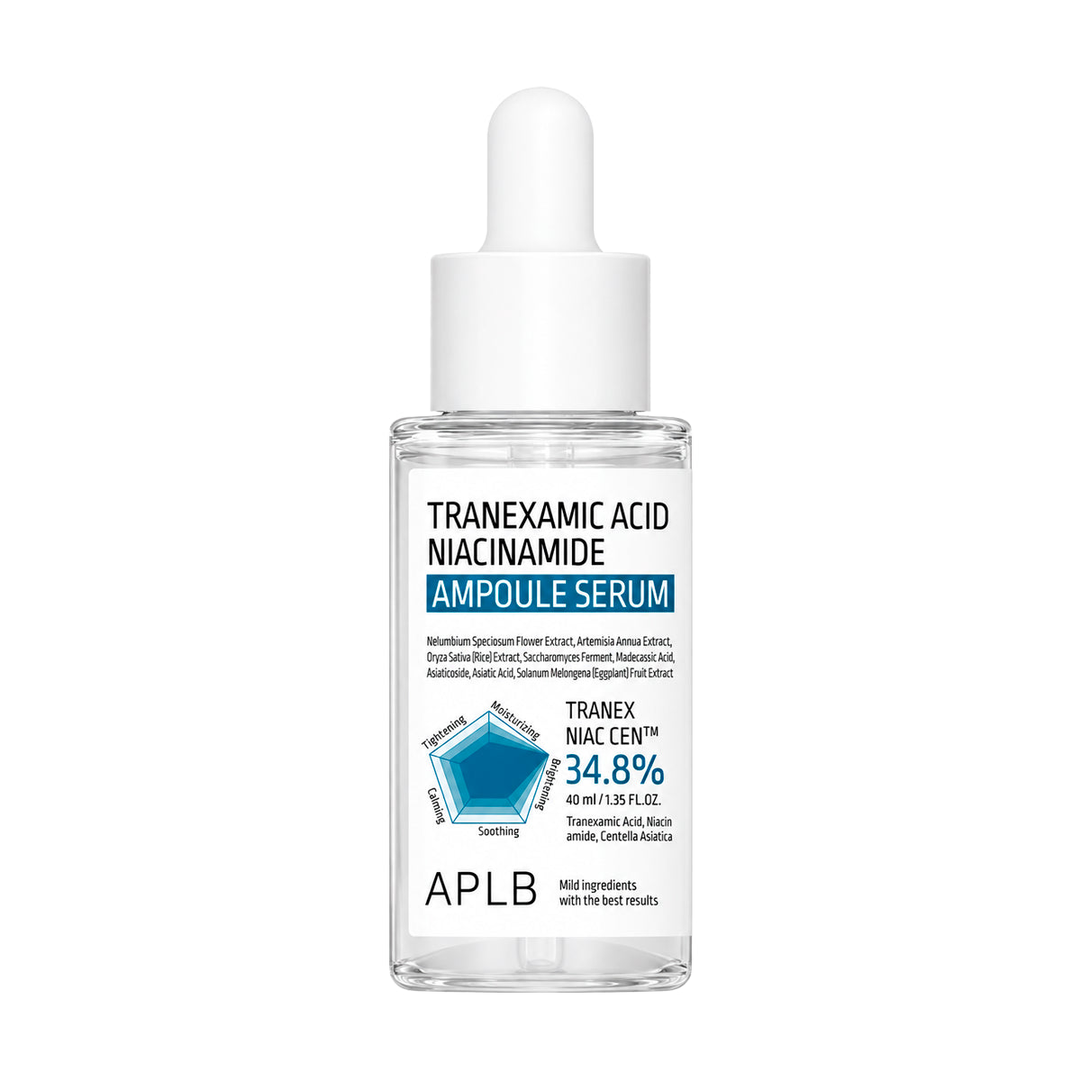 Pretpigmentācijas sejas serums APLB Tranexamic Acid Niacinamide Ampoule Serum