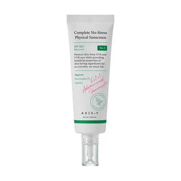 Saules aizsargkrēms AXIS-Y Complete No-Stress Physical Sunscreen