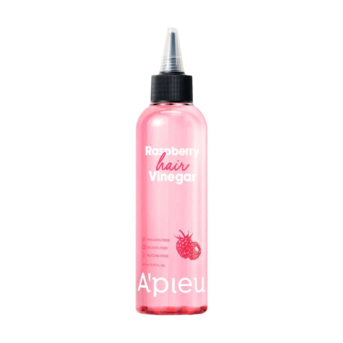 Matu skalošanas līdzeklis ar etiķi spīduma piešķiršanai matiem A'Pieu Raspberry Hair Vinegar