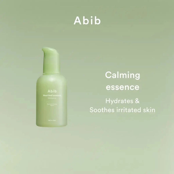 Nomierinoša ampulas esence ar houtūnijas ekstraktu Abib Heartleaf Essence Calming Pump