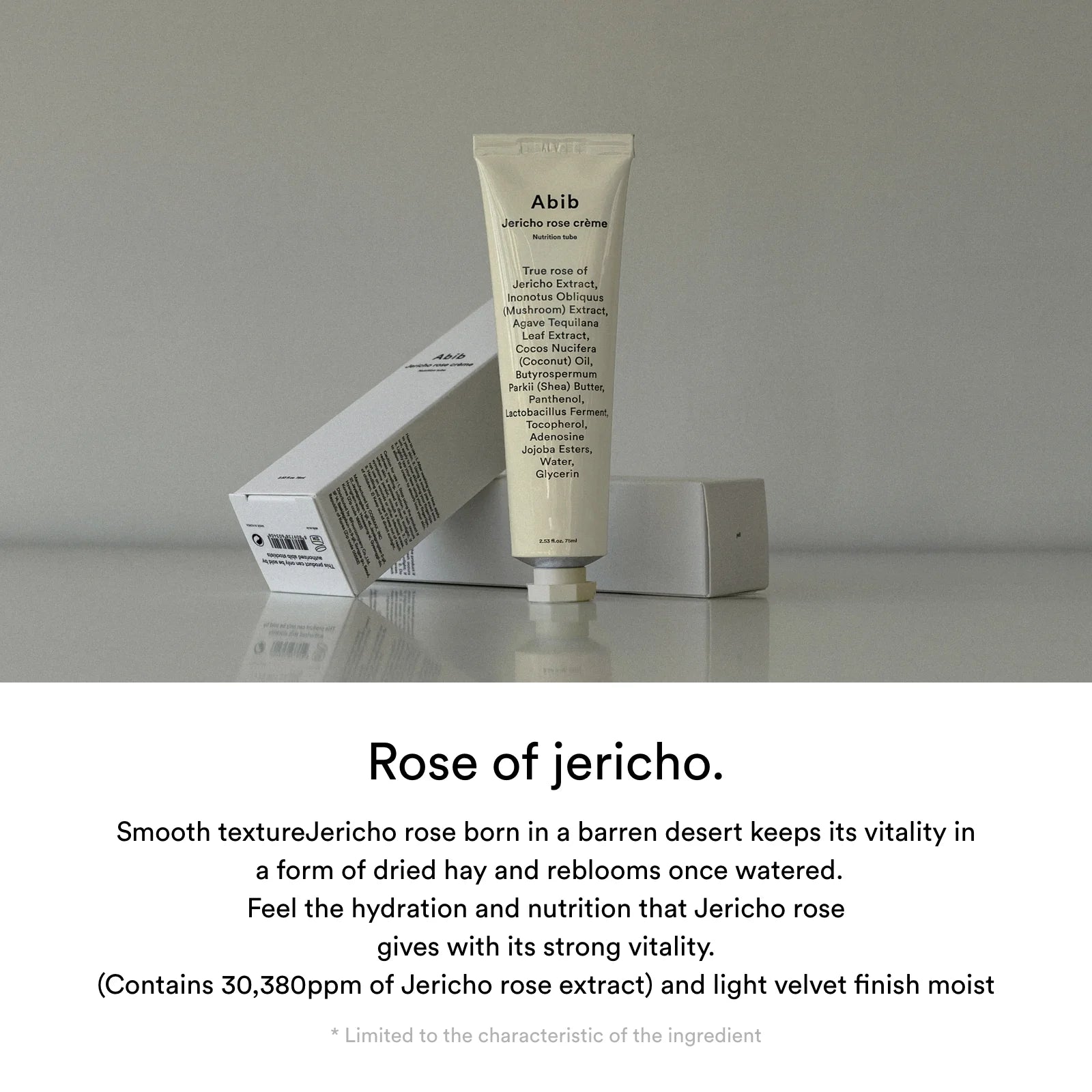 Barojošs krēms ar Jērikas rozi Abib Jericho Rose Crème Nutrition Tube