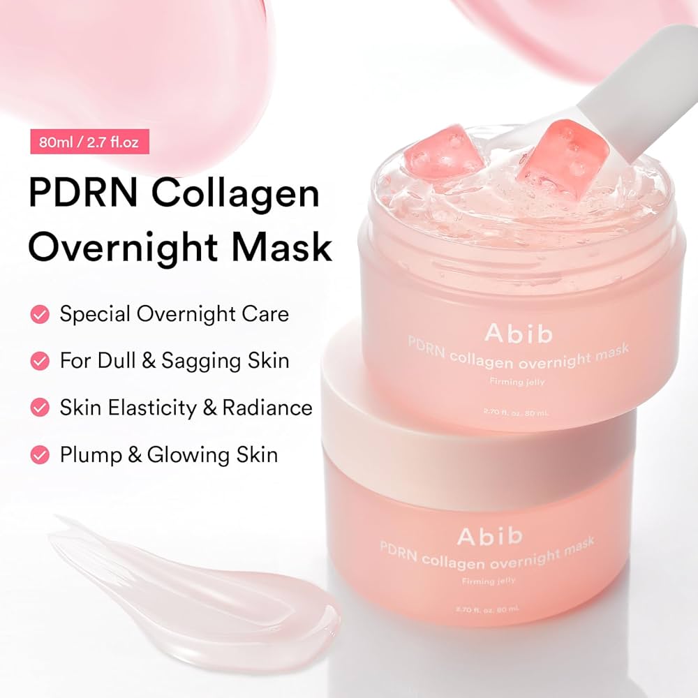 Želejveida nakts maska Abib PDRN Collagen Overnight Mask Firming Jelly
