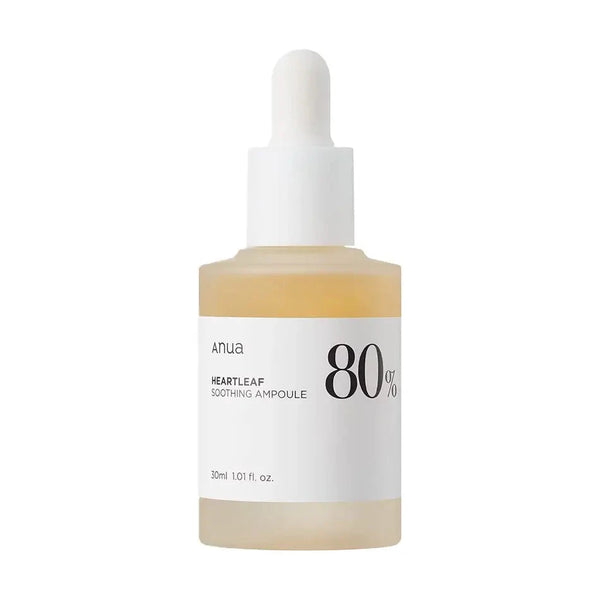 Nomierinošs serums Anua Heartleaf 80% Soothing Ampoule