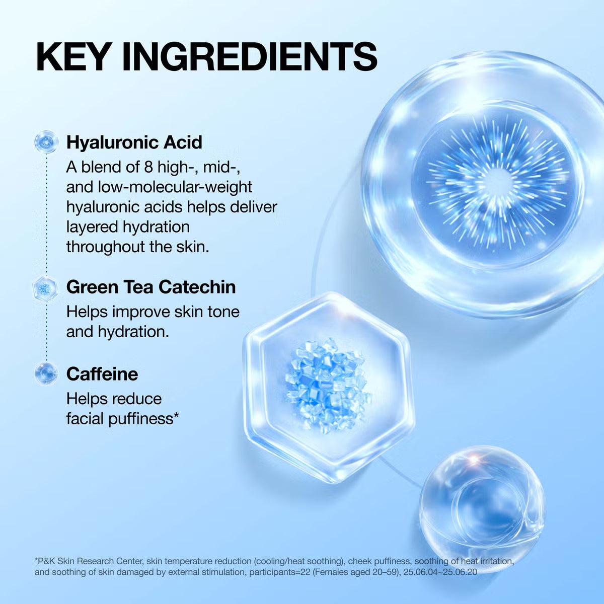 Atvēsinoša auduma sejas maska Anua Hyaluronic Acid 8 Catechin Cool Slim Mask