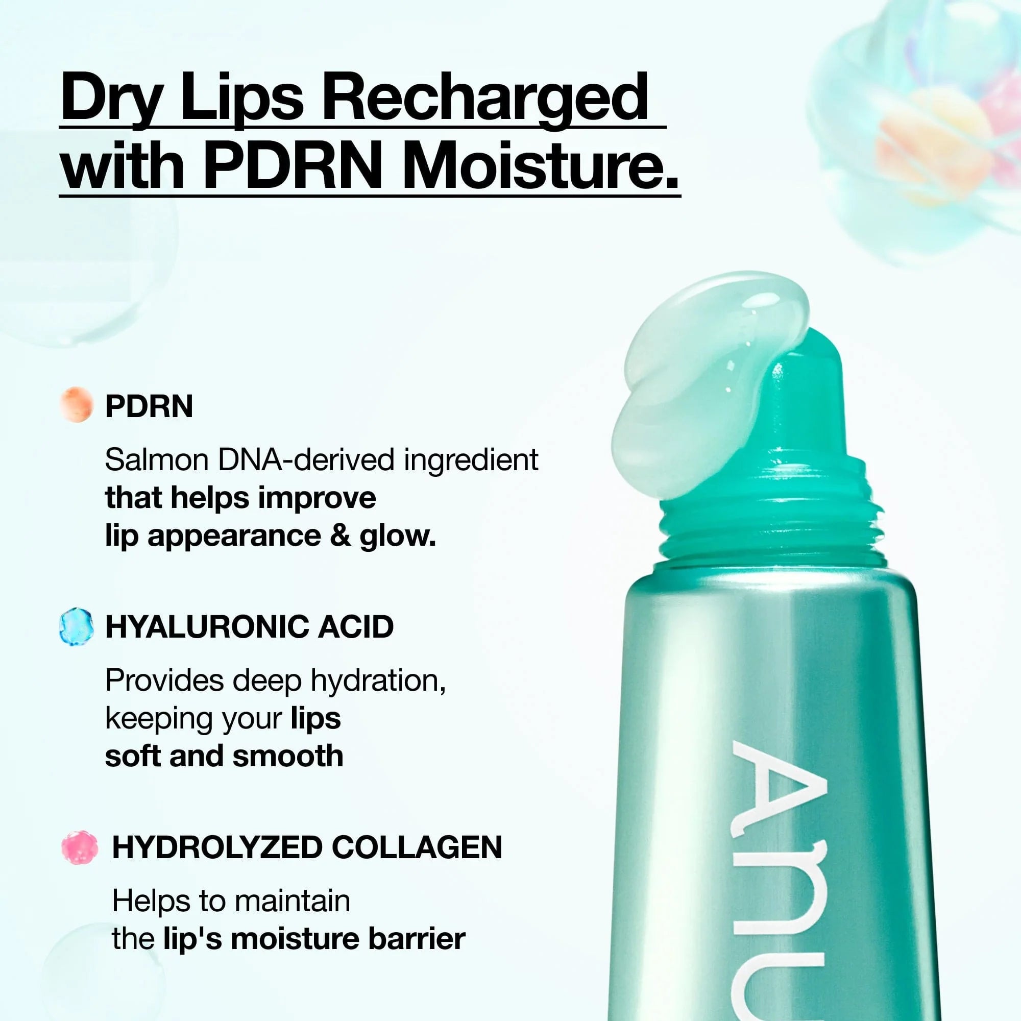 Mitrinošs lūpu serums ar PDRN Anua PDRN Lip Serum