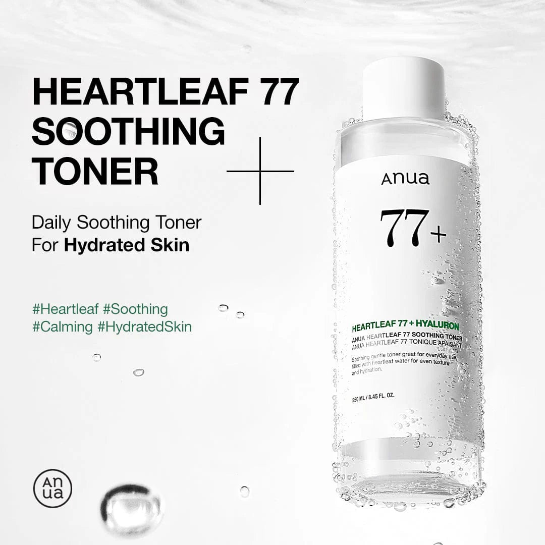 Nomierinošs toniks Anua Heartleaf 77 Soothing Toner