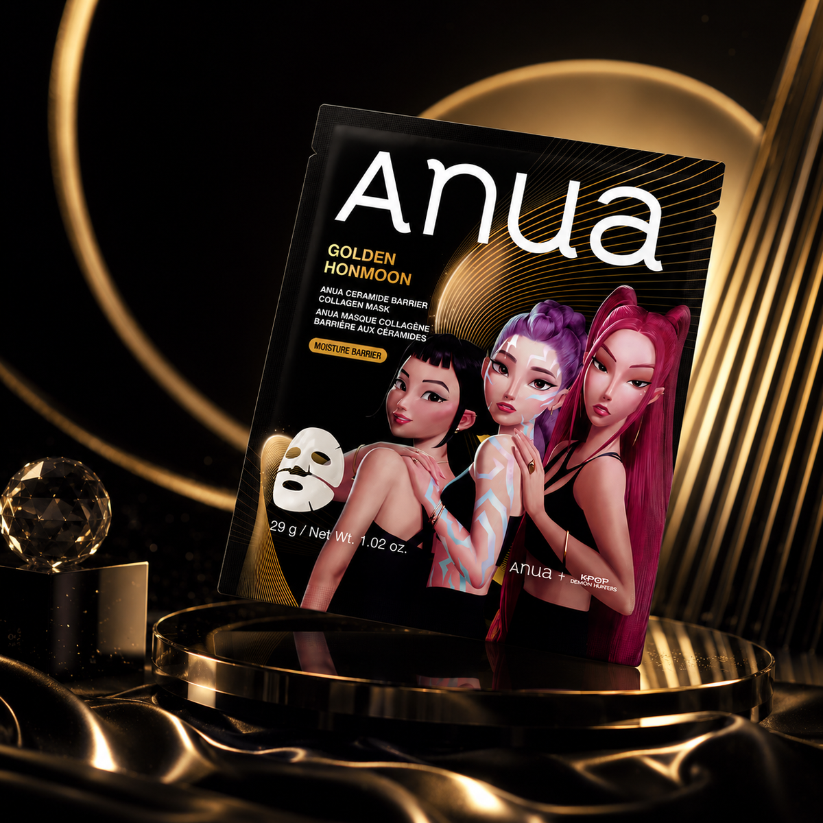 Hidrogēla maska Anua K-Pop Demon Hunters Ceramide Barrier Collagen Mask