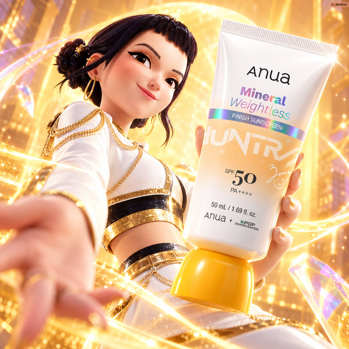 Minerāls saules aizsargkrēms Anua K-Pop Demon Hunters Mineral Weightless Finish Sunscreen