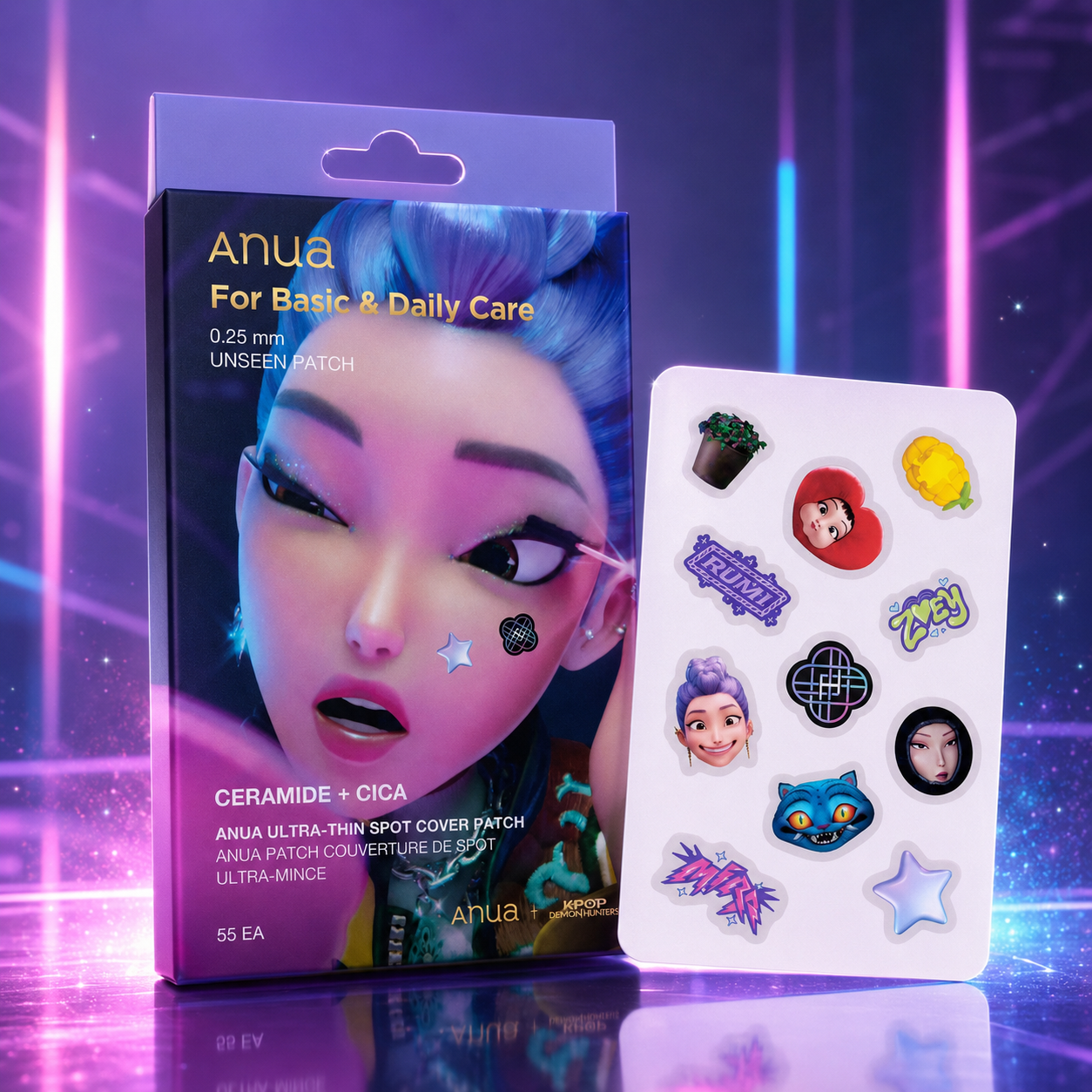Патчи от прыщей Anua K-Pop Demon Hunters Ultra Thin Spot Cover Patch