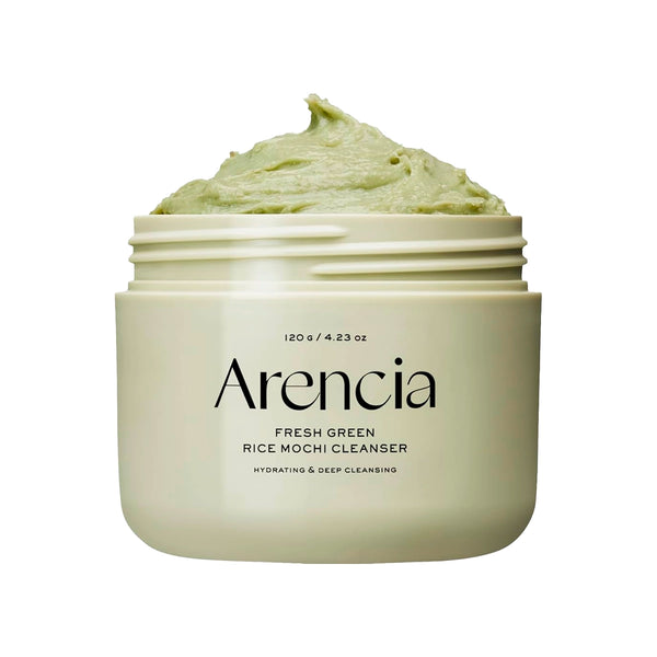 Maigs attīrošs līdzeklis ar zaļo tēju un aziātisko centellu Arencia Fresh Green Rice Mochi Cleanser