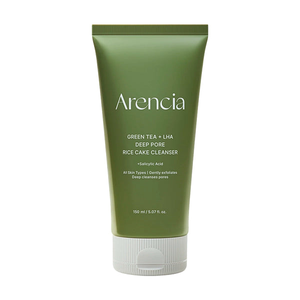Dziļi attīrošas sejas putas ar LHA Arencia Green Tea + LHA Deep Pore Rice Cake Cleanser