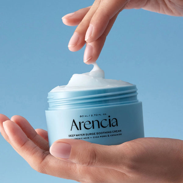 Nomierinošs un atjaunojošs krēms ar PDRN Arencia Deep Water Surge Soothing Cream