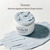 Attīrošs līdzeklis ar māliem un izopa ekstraktu Arencia Fresh Blue Hyssop Rice Mochi Cleanser