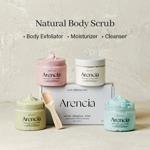 Скраб для тела и кожи головы с белым чаем и нероли Arencia Fresh Cloud Body & Scalp Scrub White Tea & Neroli