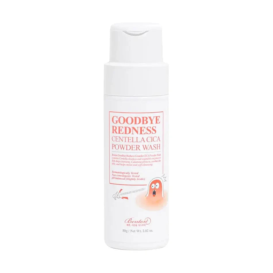Nomierinošs enzīmu pūderis ar centellu Benton Goodbye Redness Centella Powder Wash