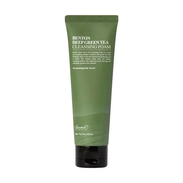 Attīrošas putas ar zaļo tēju Benton Deep Green Tea Cleansing Foam