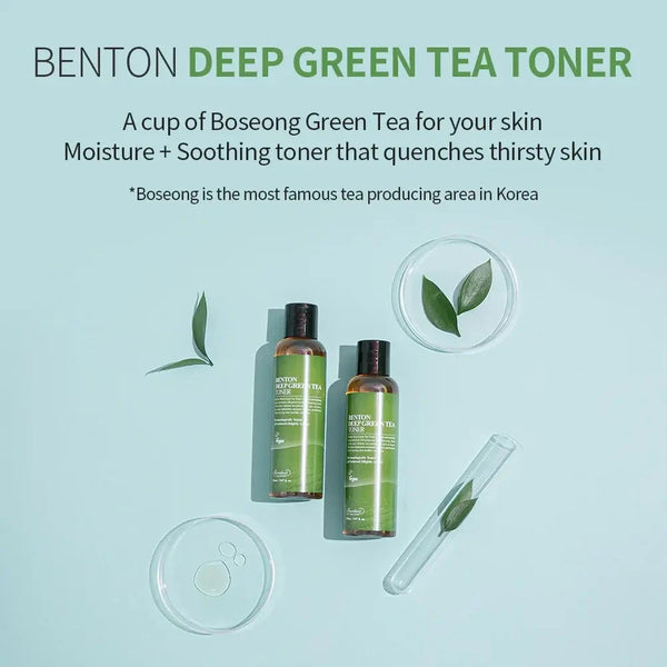Mitrinošs toniks ar zaļo tēju Benton Deep Green Tea Toner