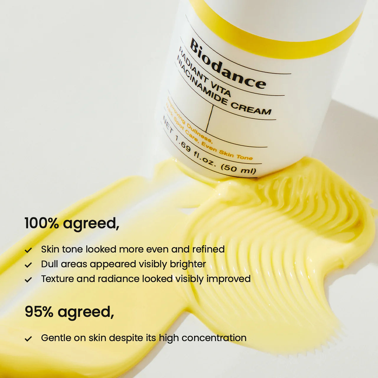 Осветляющий крем для лица Biodance Radiant Vita Niacinamide Cream
