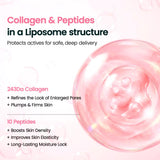 Burbuļveida serums-būsteris Biodance Collagen Peptide Liposome Bubble Booster