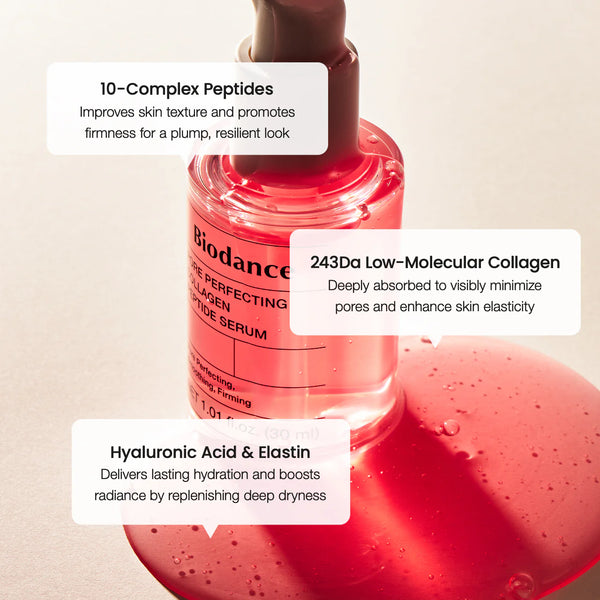 Сыворотка для сужения пор Biodance Pore Perfecting Collagen Peptide Serum
