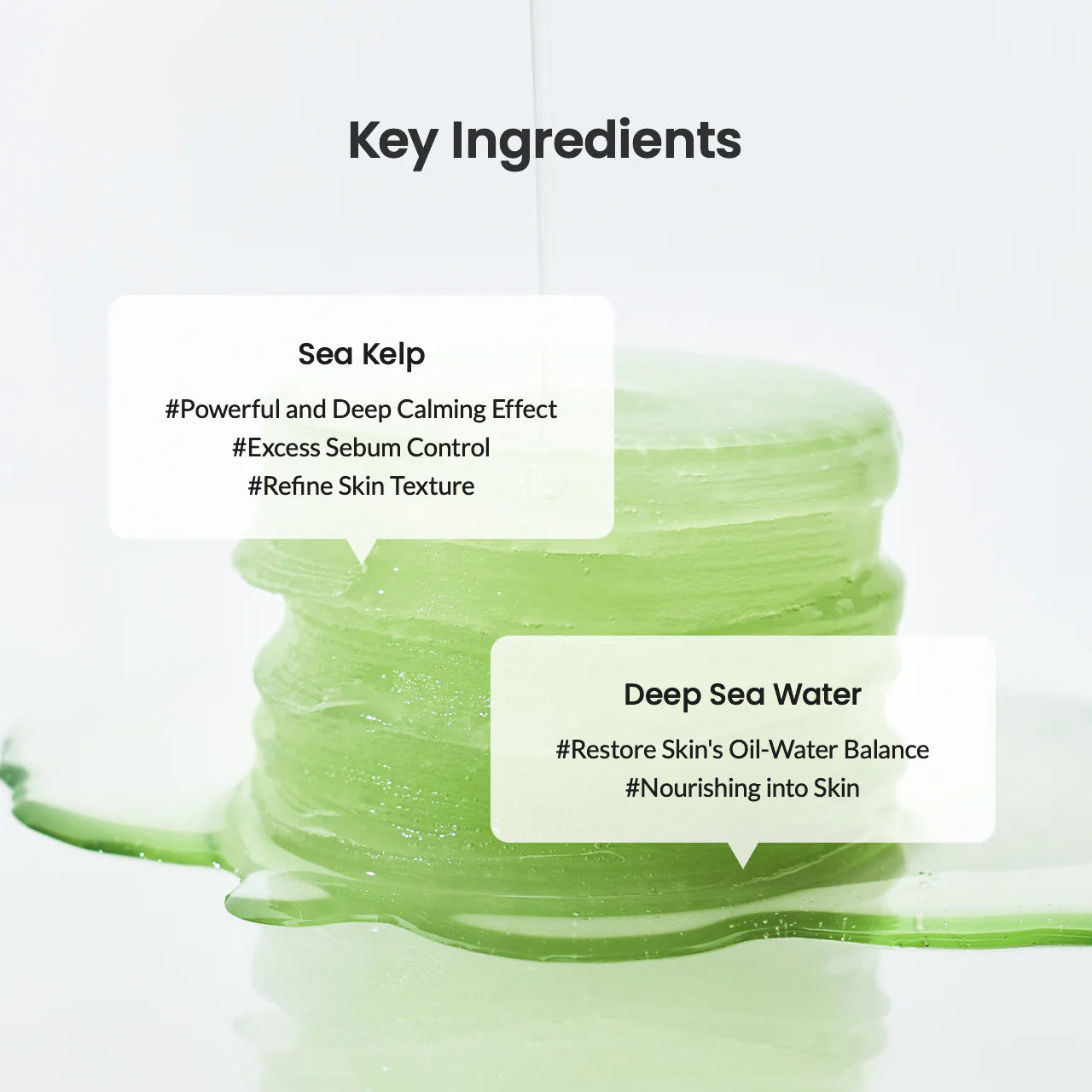 Nomierinoši gela spilventiņi Biodance Sea Kelp Gel Toner Pad